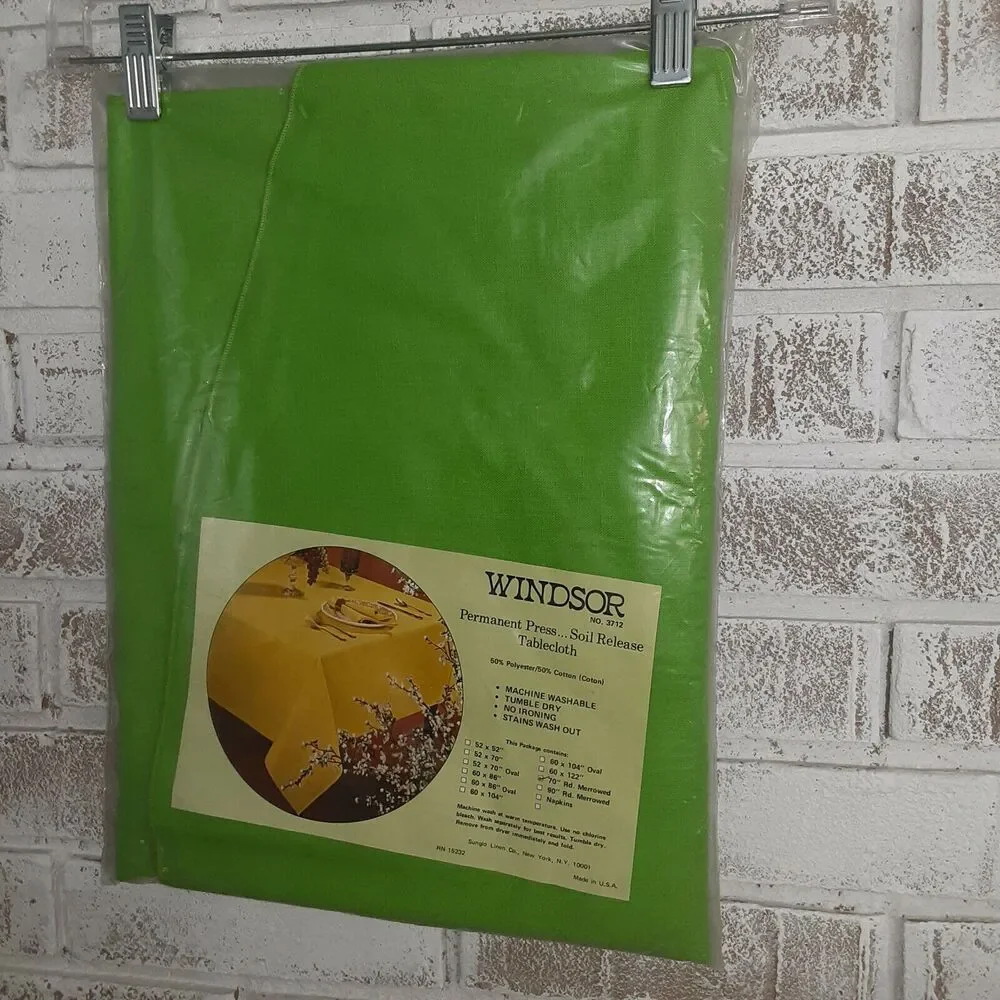 Windsor Vintage Apple Green Tablecloth
